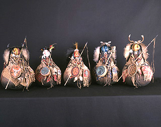 gourd art chanters by robert rivera