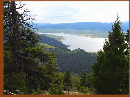 Eagle Nest Lake makes Eagle Nest New Mexico the prime area in the Enchanted Circle of Northern New Mexico for you vacation, no matter what time of year you visit! Fishing and boating in the summer and ice fishing in the winter as well as skiing, snow boarding, hiking, mountain biking and horseback riding are just some of the recreational activities available just outside your door at the Lost Eagle RV Park.